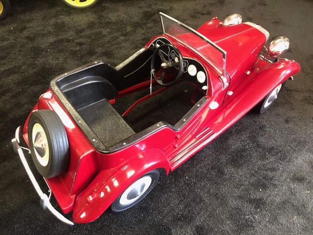 A Touchwood MG TD pedal car C1980s. Finely detailed fibreglass body measuring 126cm in length. - Image 3 of 3