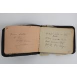 A vintage pocket notebook containing a number of quotes,