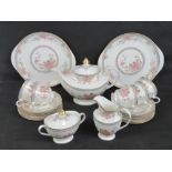 A Royal Doulton 'Canton' tea service comprising tea pot, jug, lidded sugar bowl,