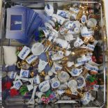 A collection of limited edition Mayfair Dolls House 'Dresden Blue and White Miniatures' most with