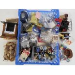 An extensive collection of dolls house items mostly shop bought some in original packaging.