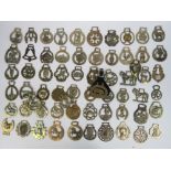 A large quantity of contemporary and 20th century horse brasses.