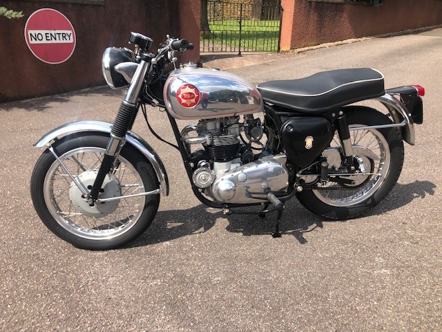 A BSA Rocket Goldstar 650, manufactured 1963, registration 4609R, 1799 miles unwarranted.