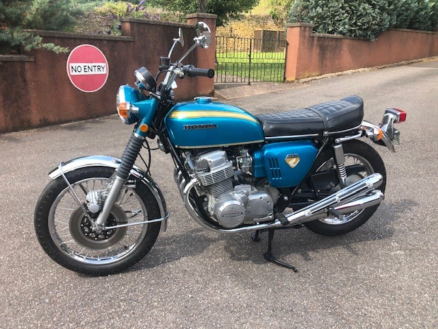 A Honda CB750 Sandcast, manufactured 1969, registration VVK 228G, first registered 2016,