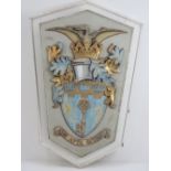 A Royal Aircraft Establishment (RAE) armorial crest from the primary entrance (southgate) of RAE