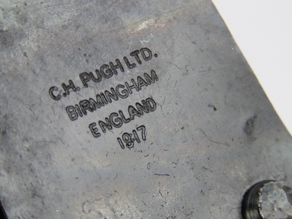 A WWI British SMLE Lee Enfield wire cutter, made by C.H. Pugh Birmingham Ltd and dated 1917. - Image 3 of 3