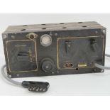 A rare WWII British SOE radio receiver hidden within suitcases and used to send and receive Morse