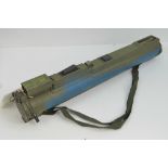 A deactivated (EU Spec) M72 TRAINING Blue LAW 66mm rocket launcher with sights,