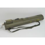 A deactivated (EU Spec) M72 LAW 66mm rocket launcher with sights, end cap and carry strap.