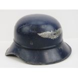 A WWII German Luftschutze helmet for civ