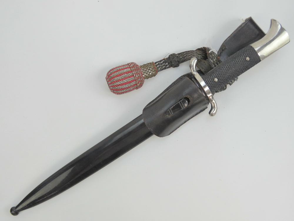 A WWII German Fire Service bayonet with