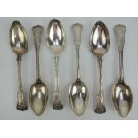 A set of six HM silver serving spoons, hallmarked Sheffield 1911 and weighing 22.3ozt.