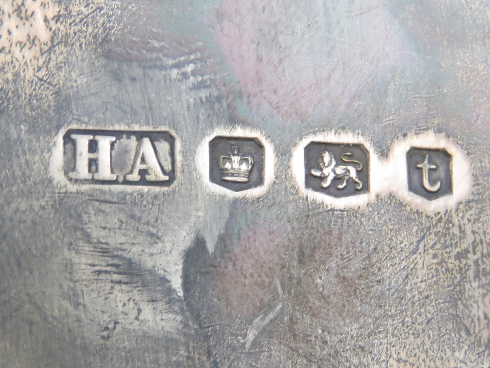 A HM silver salver having piecrust edge, unengraved, - Image 2 of 4