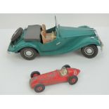 A Dinky Toys Alfa Romeo 232 in play worn condition,