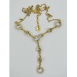 A Swarovski crystal necklace having nine