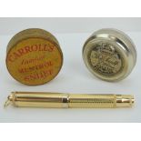 Two vintage snuff tins; 'Carrolls Famous