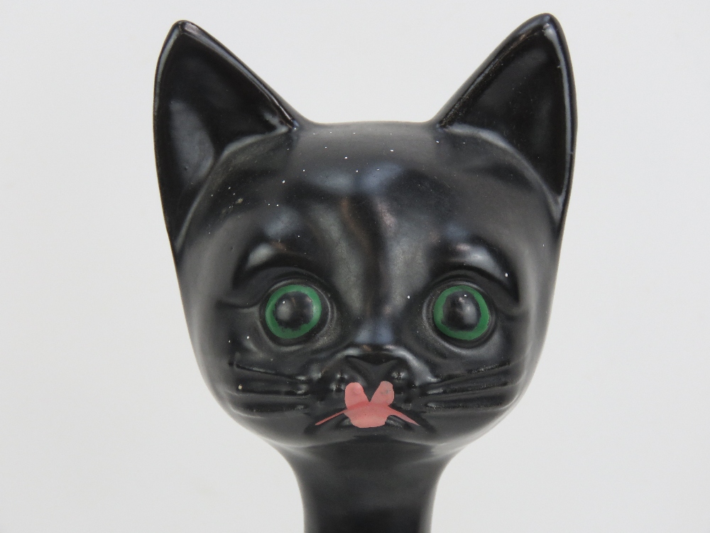 A Jema Holland cat figurine in rare blac - Image 2 of 3