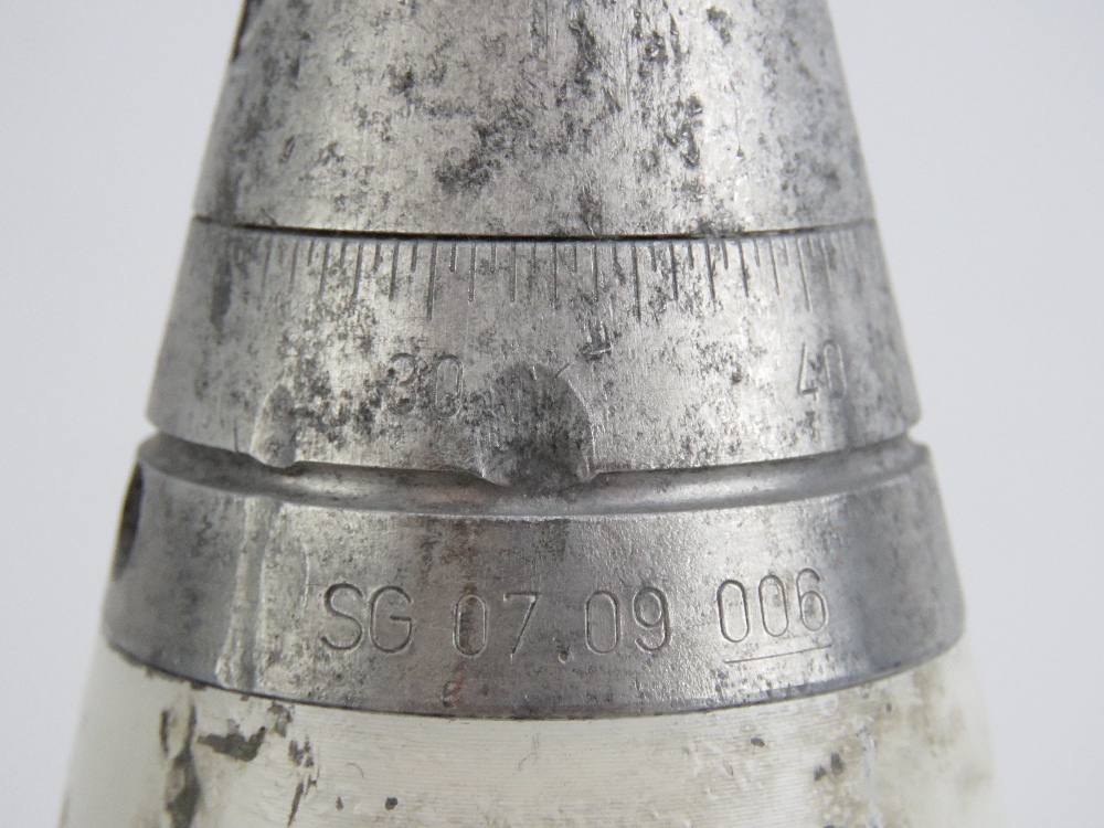 A British 60mm L5-A1 Illumination mortar round. 47cm high. - Image 3 of 4