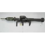 A deactivated (EU Spec) HK Panzerfaust 3 110mm high explosive anti tank launcher,