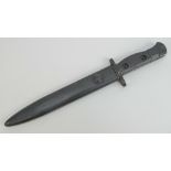 An L1 bayonet with scabbard 32cm in length.