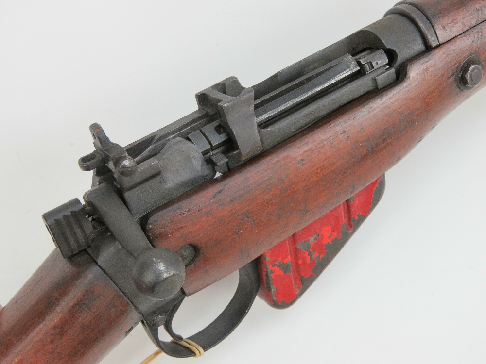 A deactivated (EU Spec) Lee Enfield grenade launcher with bolt action, non firing mechanism. - Image 2 of 8