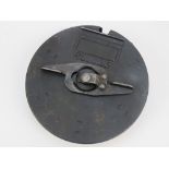 A WWII US and British Commando issue 50 round Thompson drum magazine,