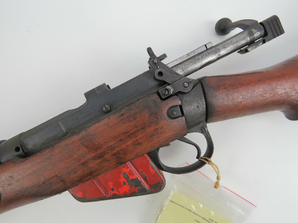 A deactivated (EU Spec) Lee Enfield grenade launcher with bolt action, non firing mechanism. - Image 4 of 8