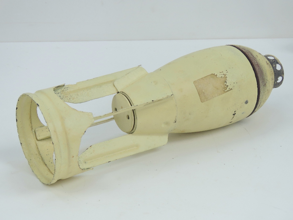 An inert German SD4 hollow charge anti tank ariel bomb together with timing fuse. Approx 32cm high. - Image 3 of 3