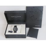 A Porsche Design PO11 limited edition chronograph wristwatch made to celebrate the 25 Year
