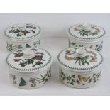 Four Botanic Garden Portmeirion casserole dishes each measuring 20cm dia.