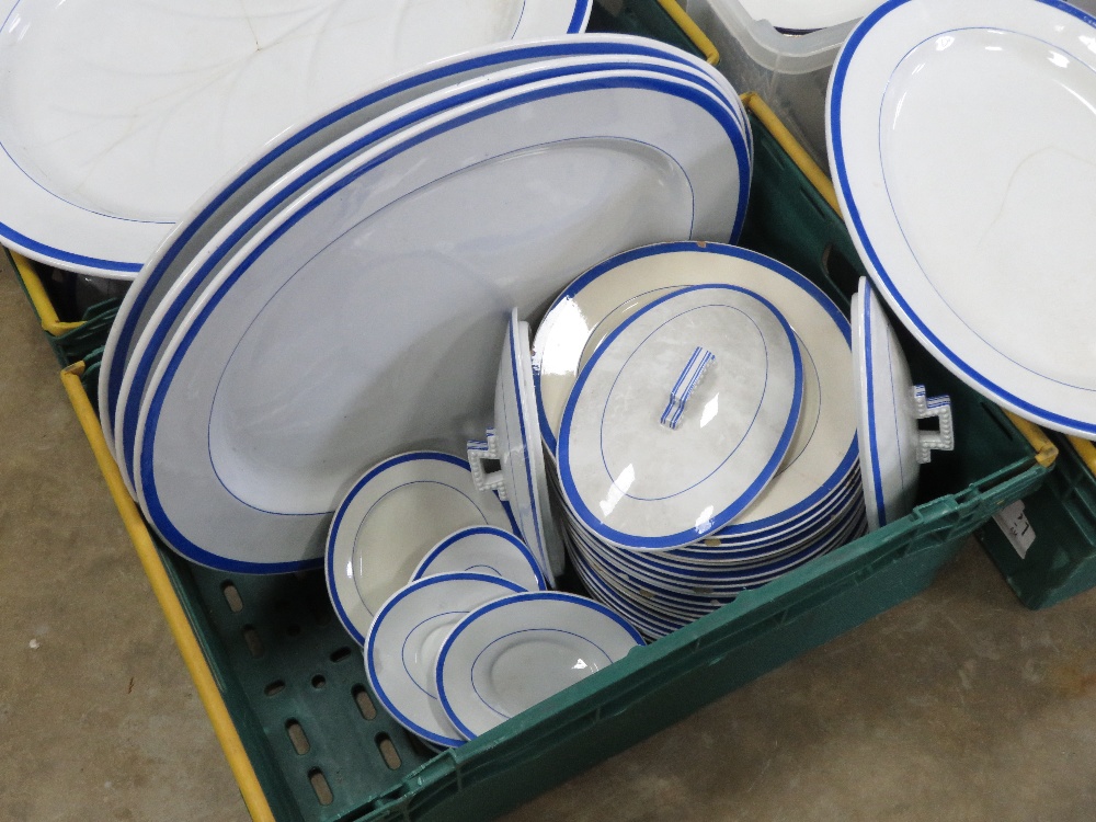 A quantity of nursery china including an impressive meat plate measuring 60cm in length, - Image 3 of 3