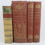 Books; 'The County Families of the United Kingdom' by E Walford dated 1860, leather half bound,