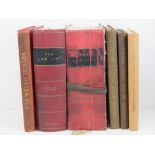 A quantity of law books including 'The Welsh Judges 1899' being 200/300 copies,