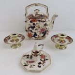 A Masons Ironstone Mandalay pattern teapot,