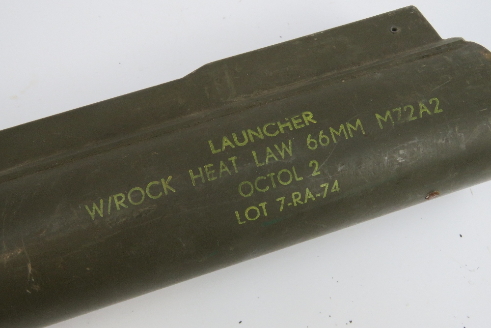 A deactivated (EU Spec) M72 LAW 66mm roc - Image 2 of 3