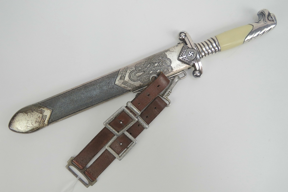A WWII German, RAD Officers dagger, blad