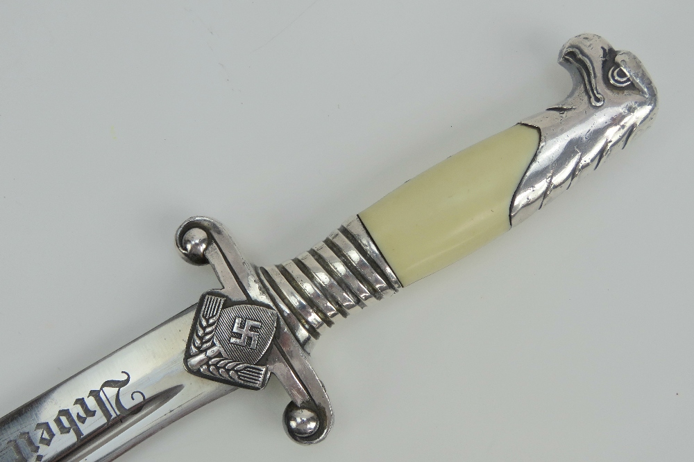 A WWII German, RAD Officers dagger, blad - Image 2 of 5