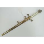 A WWII German Kriegsmarie dagger with pl