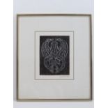 Juanita Buchan; a framed abstract relief