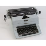 A c1960s Hunts Imperial 80 typewriter.