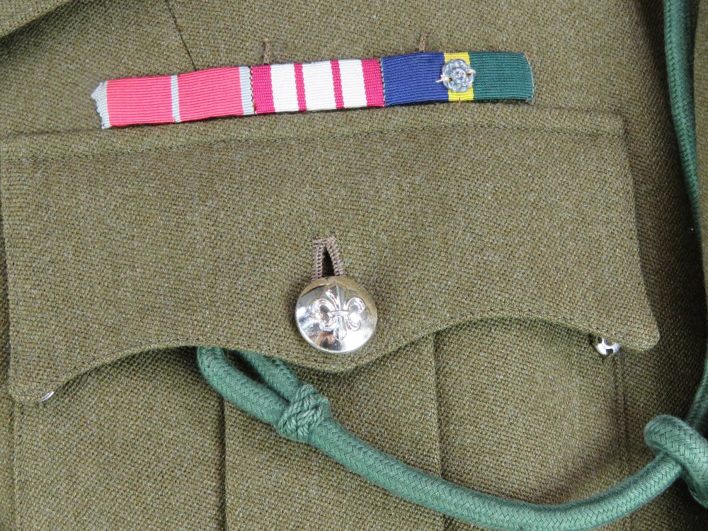 A British Military Officers No2 dress uniform having Kings regimental badges upon, - Image 2 of 7