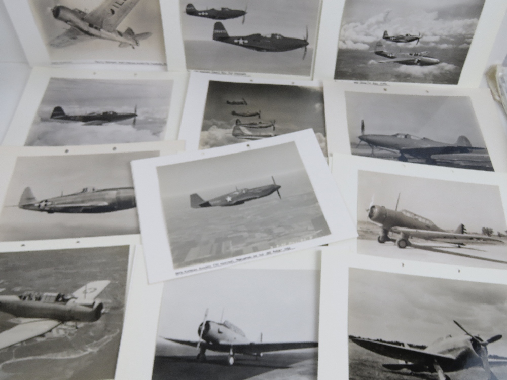 WWII USAAF Combat Aircraft - Factory Promotional Photographs c1940s;