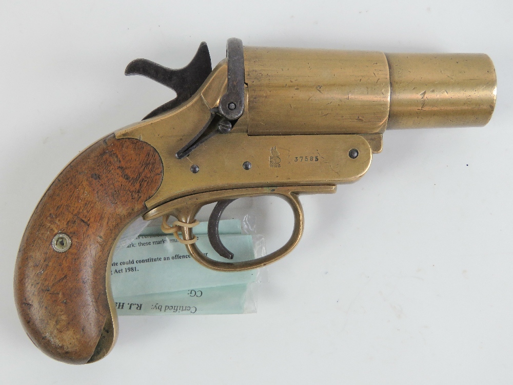 A deactivated (EU Spec) 1916 Webley and Scott No.