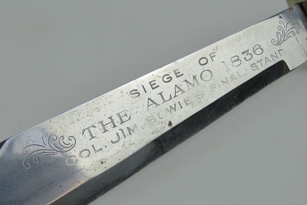 A Limited Edition Jim Bowies Final Stand at the Alamo Bowie Knife, - Image 2 of 2