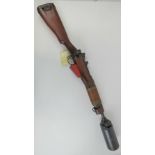 A deactivated (EU Spec) UK and Irish Military Lee Enfield grenade/smoke grenade launcher.