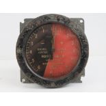 RAF Bristol "Bulldog" Instrument-board Supercharger boost-gauge by Negretti & Zambra c1931;