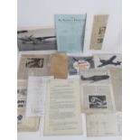 WWII RAF Air Training Corps Aircraft Recognition Ephemera c1940s;