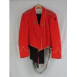 An Officers Mess jacket with waistcoat and trousers,