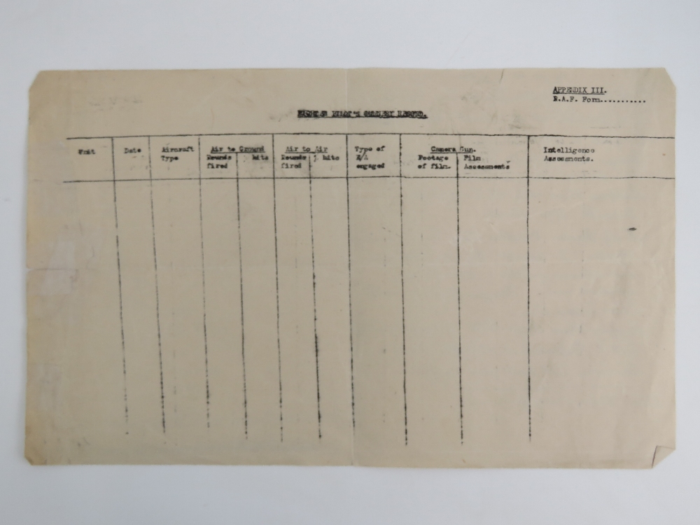 WWII RAF Battle of Britain Weather Report August 1940; - Image 3 of 4