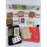 A boxed 'Calypso' card game by Wallingtons together with four packets of early 20th Century 'The